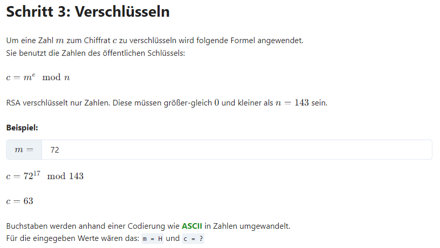 Screenshot: Verschl&uuml;sselung