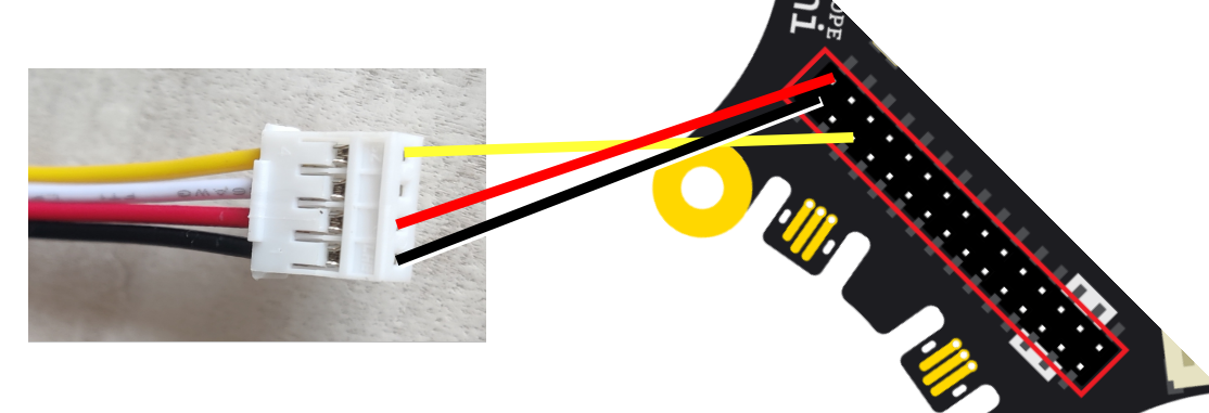 Ultraschallsensor rechts anschlie&szlig;en