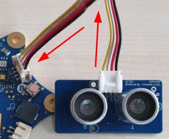 Ultraschallsensor rechts anschlie&szlig;en