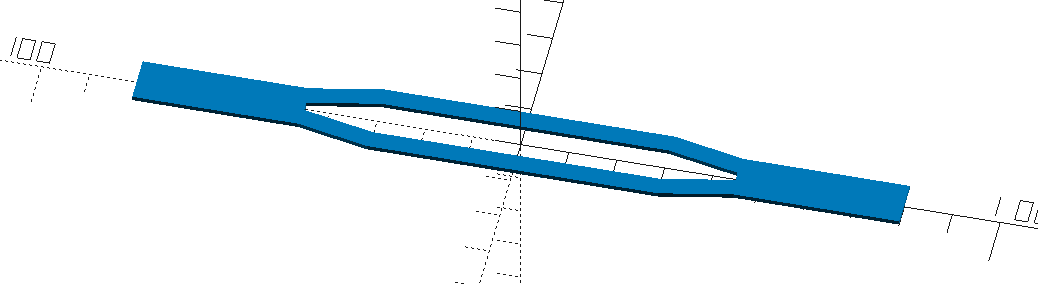 180mm langer symmetrischer Träger