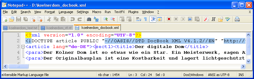 Kölner Dom - DocBook