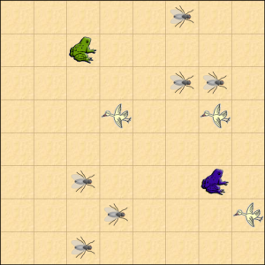 Darstellung des Frog-Spiels
