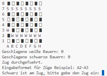 Ausgabe Kommandozeile