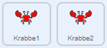 zwei Krabben